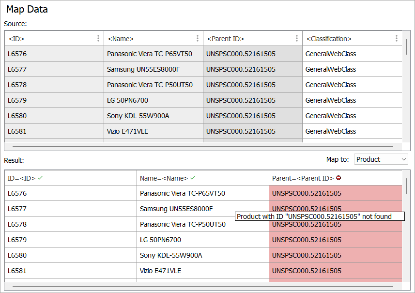 Inbound Map Data - Generate Profile
