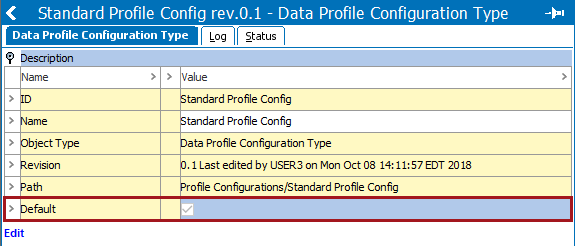Profile Configuration