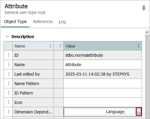 Maintaining Dimension Dependent Object Types