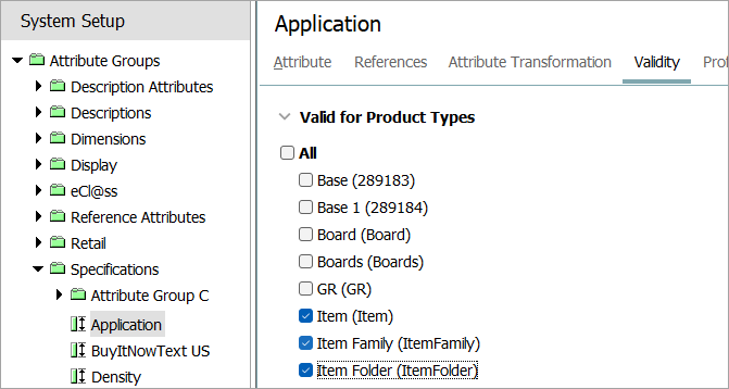 Creating a Classification Attribute Link
