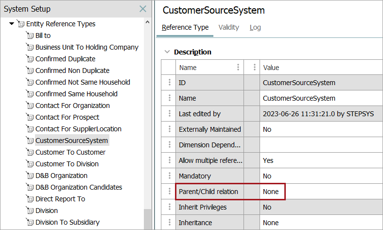 Entity Reference Types