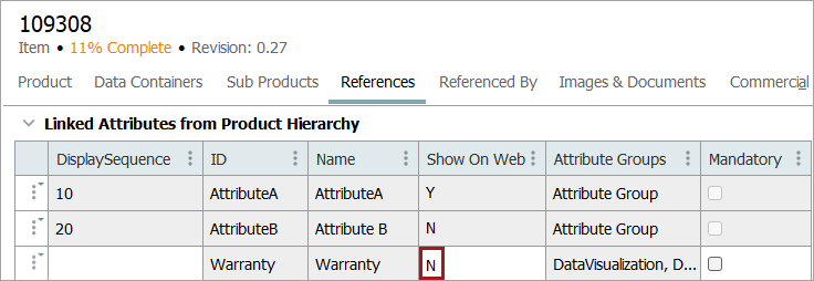 Maintaining Attribute Link Metadata Values