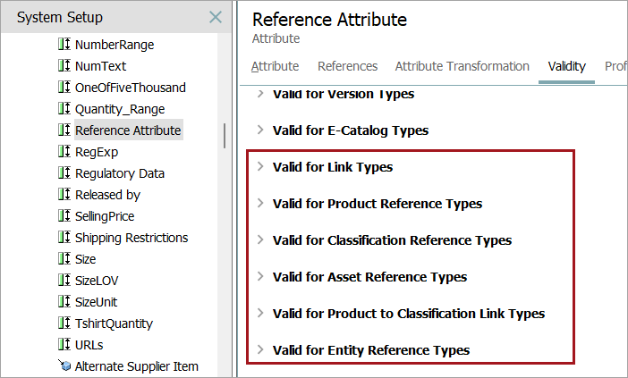 Metadata Attributes on Reference and Link Types