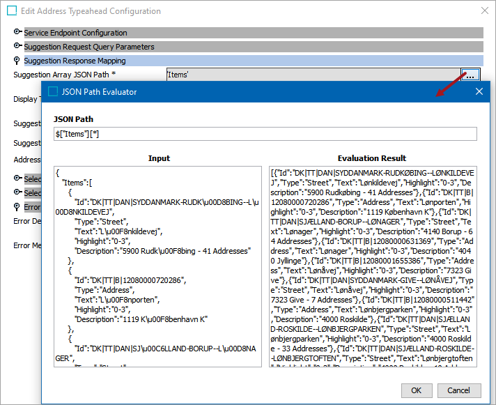 STEP Workbench Configure Address Typeahead