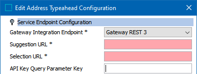 STEP Workbench Configure Address Typeahead