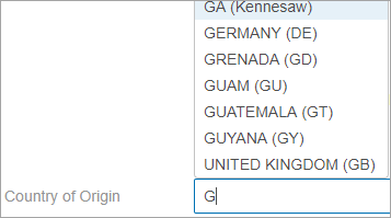 Attribute Value Group LOV Typeahead Functionality
