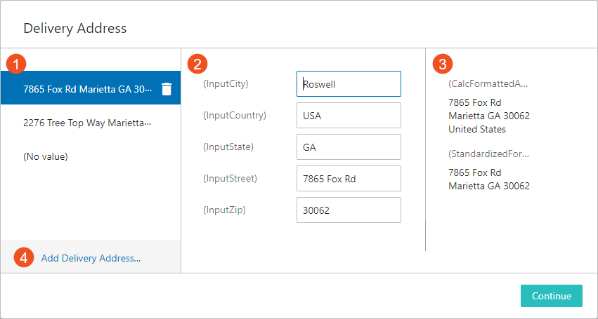 Data Container Shapes Data Containers in Web UI