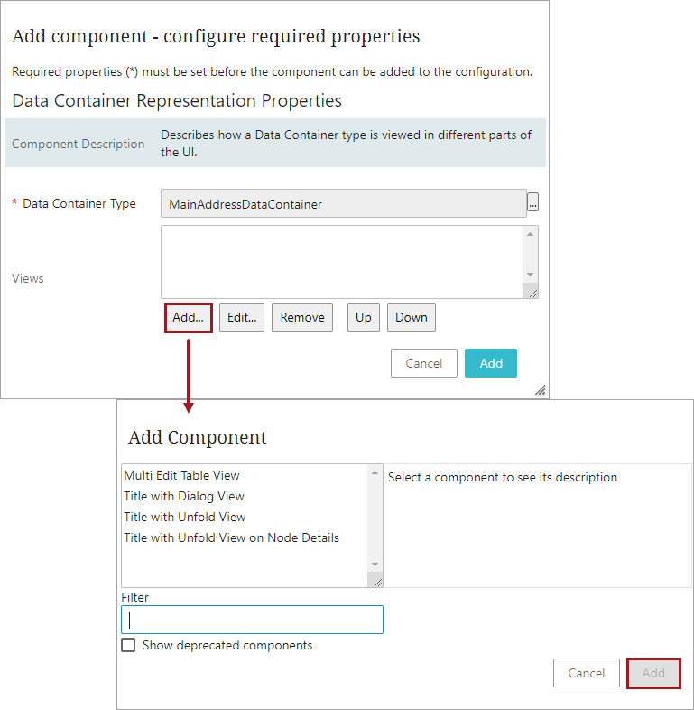 Global Data Container Representations