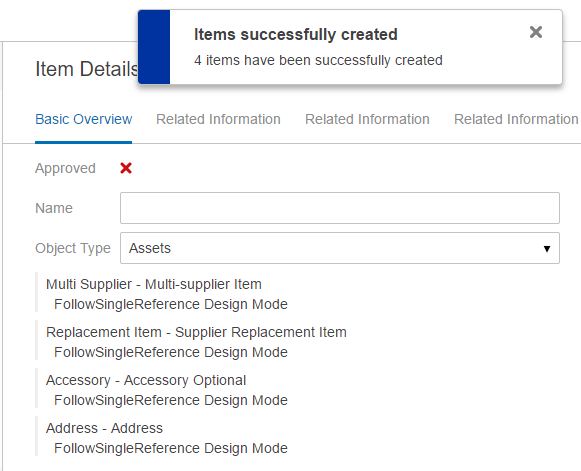 Using a Mass Creation Screen and Widget
