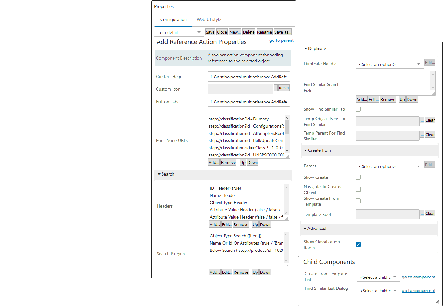 Add Reference Action
