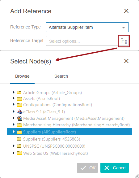 Add Reference Action