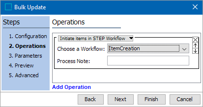 Initiating Objects in a Workflow using Web UI