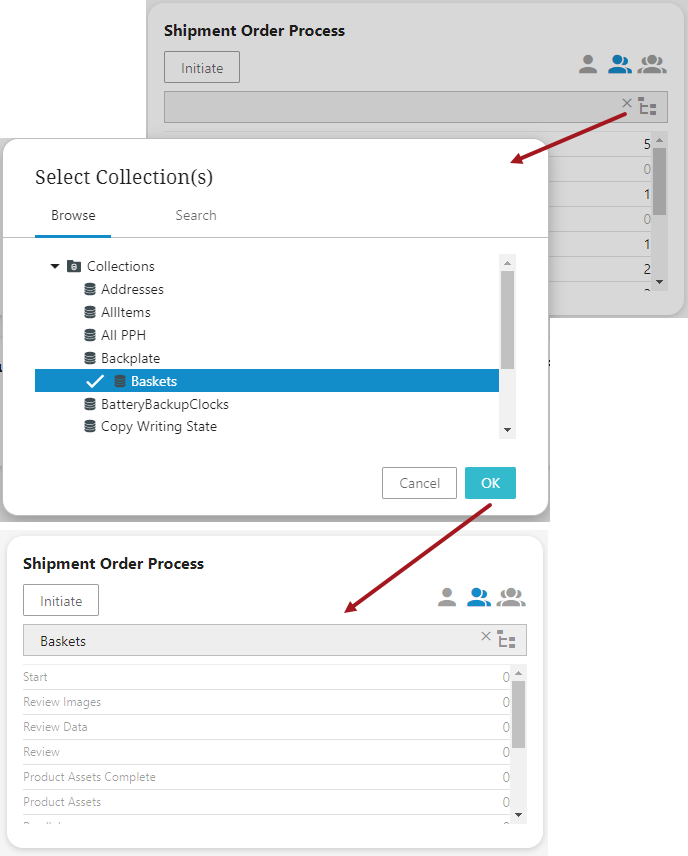 Status Selector Homepage Widget