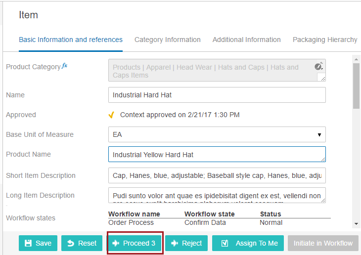 Moving Tasks through a Workflow in Web UI