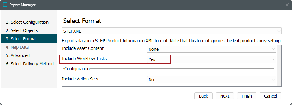 Exporting Workflow Statuses