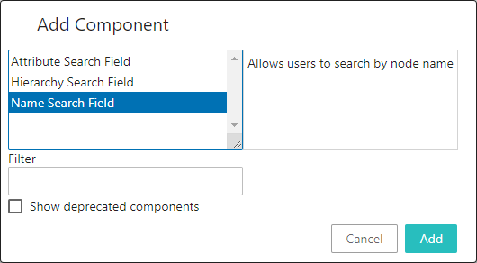 Configuring the Name Search Field
