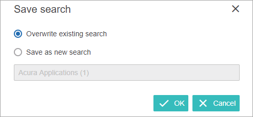 Save Search Button Saved Search Tool