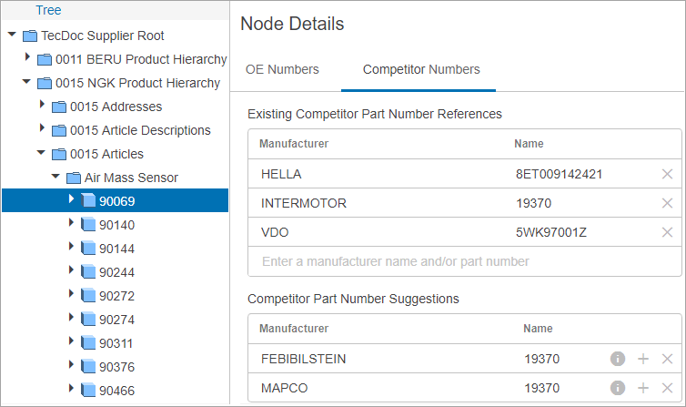 4 Part Number Removing Part Number Reference Suggestions