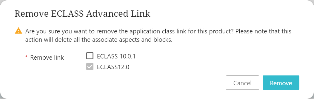 ECLASS Advanced Editor Screen