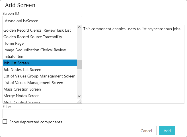 Configuring Screens for Asynchronous Translation Status in Web UI
