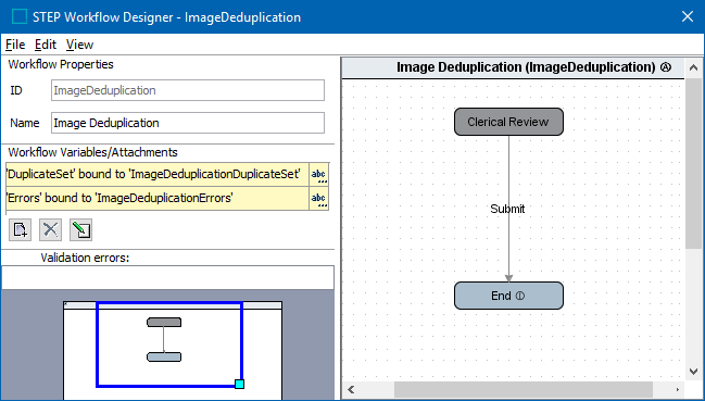 Configuring Web UI for the Image Deduplication Clerical Review Workflow