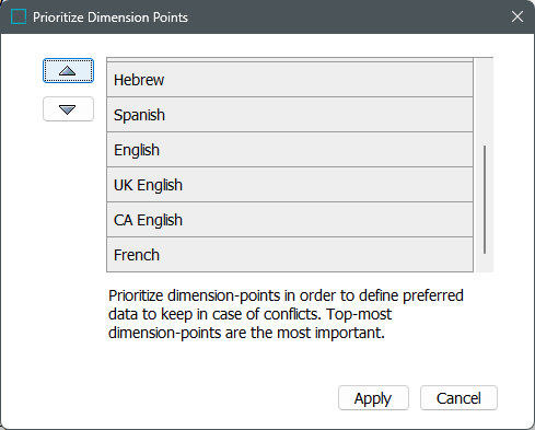 Maintaining Dimension Dependent Object Types