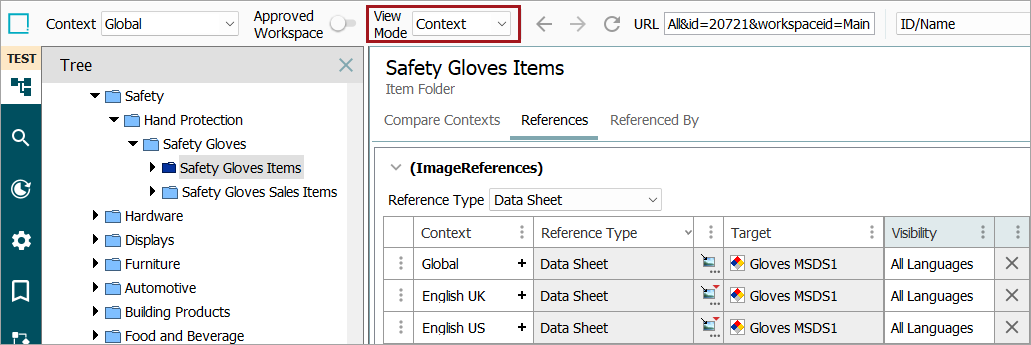 Dimension Dependent Reference and Link Types