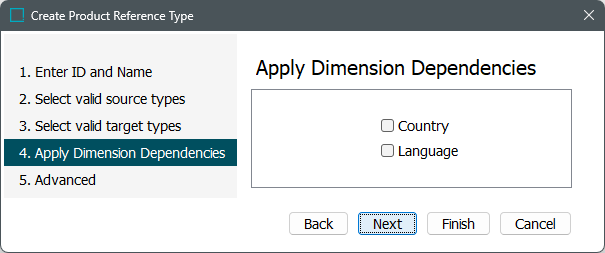 Reference Type - Apply Dimension Dependencies