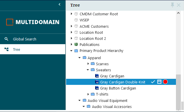 Document Tree Navigator Example Tree Navigator Component for Global Navigation Panel