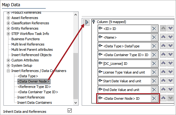 Insert Data Containers - Data Source Outbound