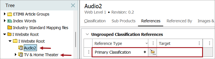 Classification Reference - Map Inbound