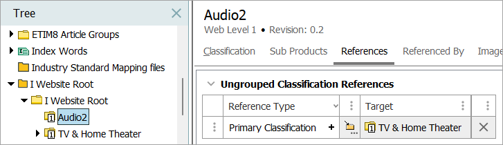 Classification Reference - Map Inbound