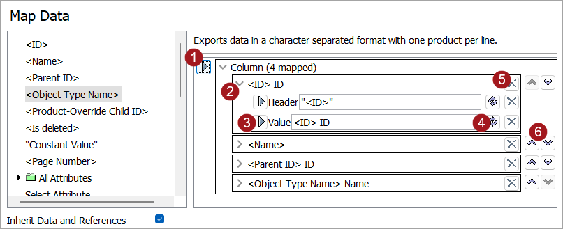 Outbound Map Data - Mapping Targets