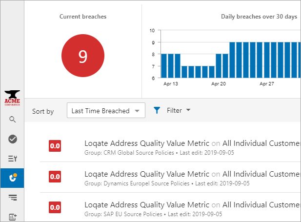Web UI Configurations for Policies