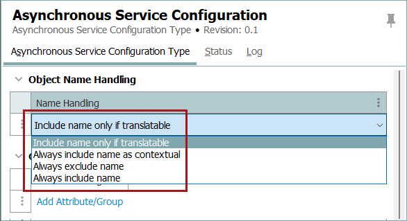 Attribute Filters for Asynchronous Translation Services