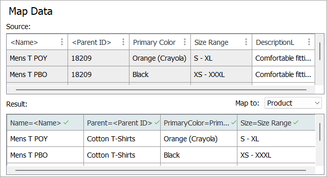 Inbound Map Data - Remove