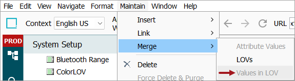 Merging Values in an LOV