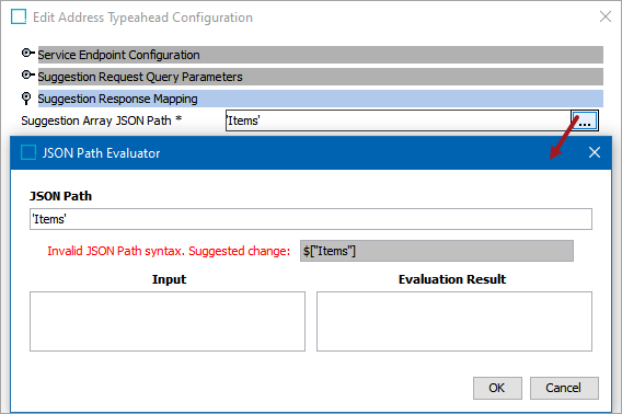 STEP Workbench Configure Address Typeahead