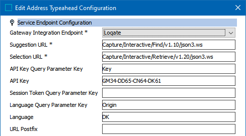 STEP Workbench Configure Address Typeahead