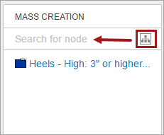 Using a Mass Creation Screen and Widget
