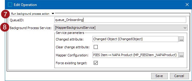 Executing Mapper Configuration Setup Entity