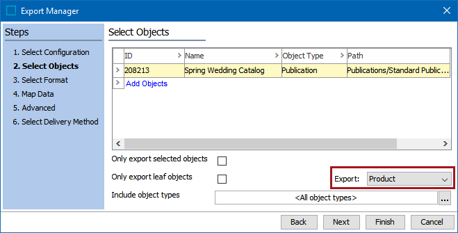 Exporting Commercial Data