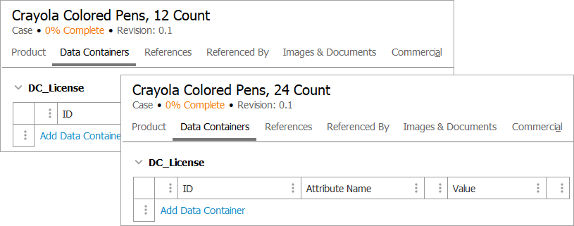 Data Container Type ID - Map Inbound