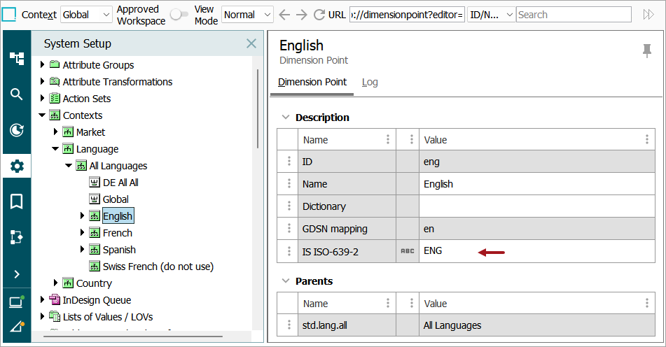 Prepare the Language Dimension Mapping