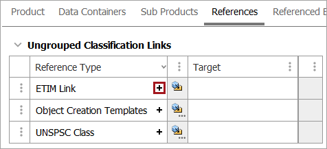 Creating a Product to Classification Link