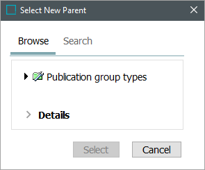 Creating a Publication Section Object Type