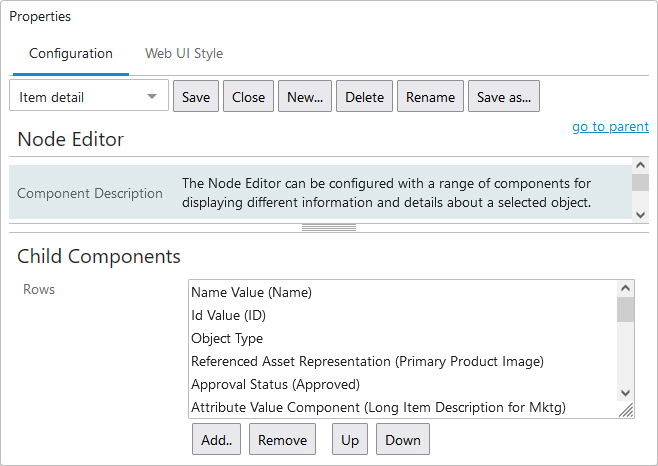 Attribute Value Group Component