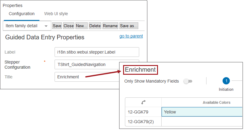 Adding Guided Data Entry to Web UI
