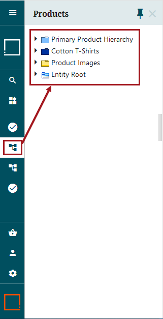 Tree Navigator Component For Global Navigation Panel