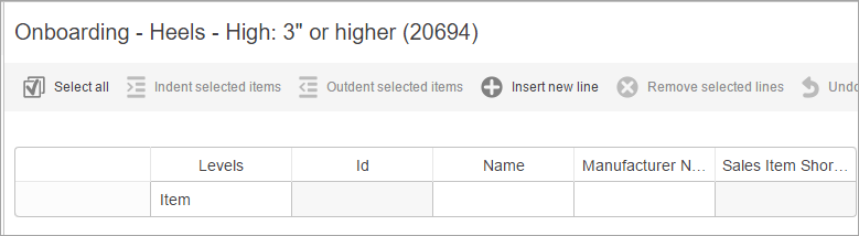 Using a Mass Creation Screen and Widget